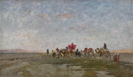 Karawane in der Wüste